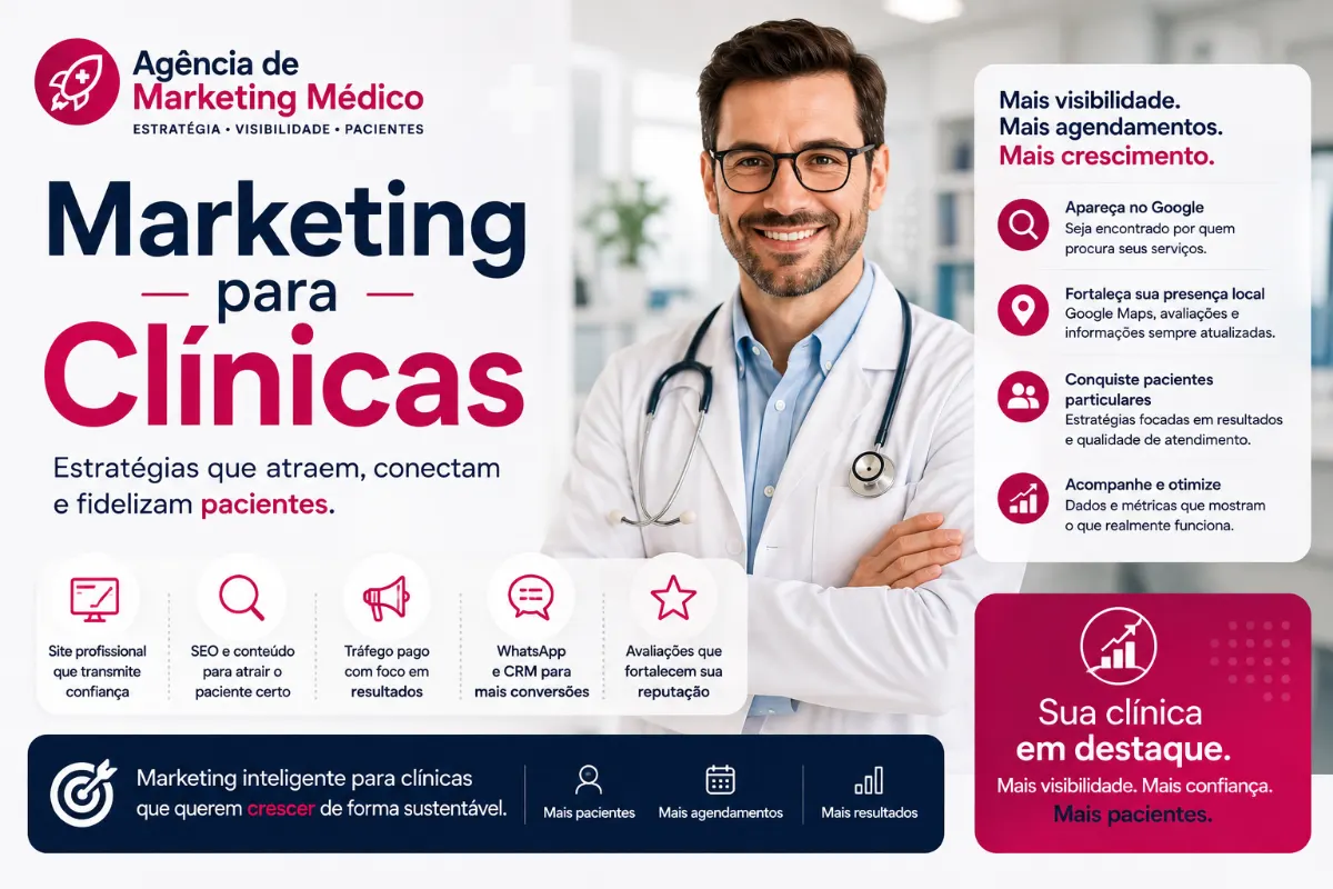 Marketing para Clínicas: estratégias para atrair pacientes e aumentar os agendamentos